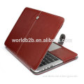 Synthetic PU leather case plastic case tablet case for macbook air